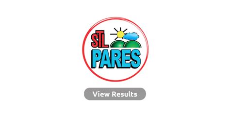 stl pares result today|STL Pares Results .